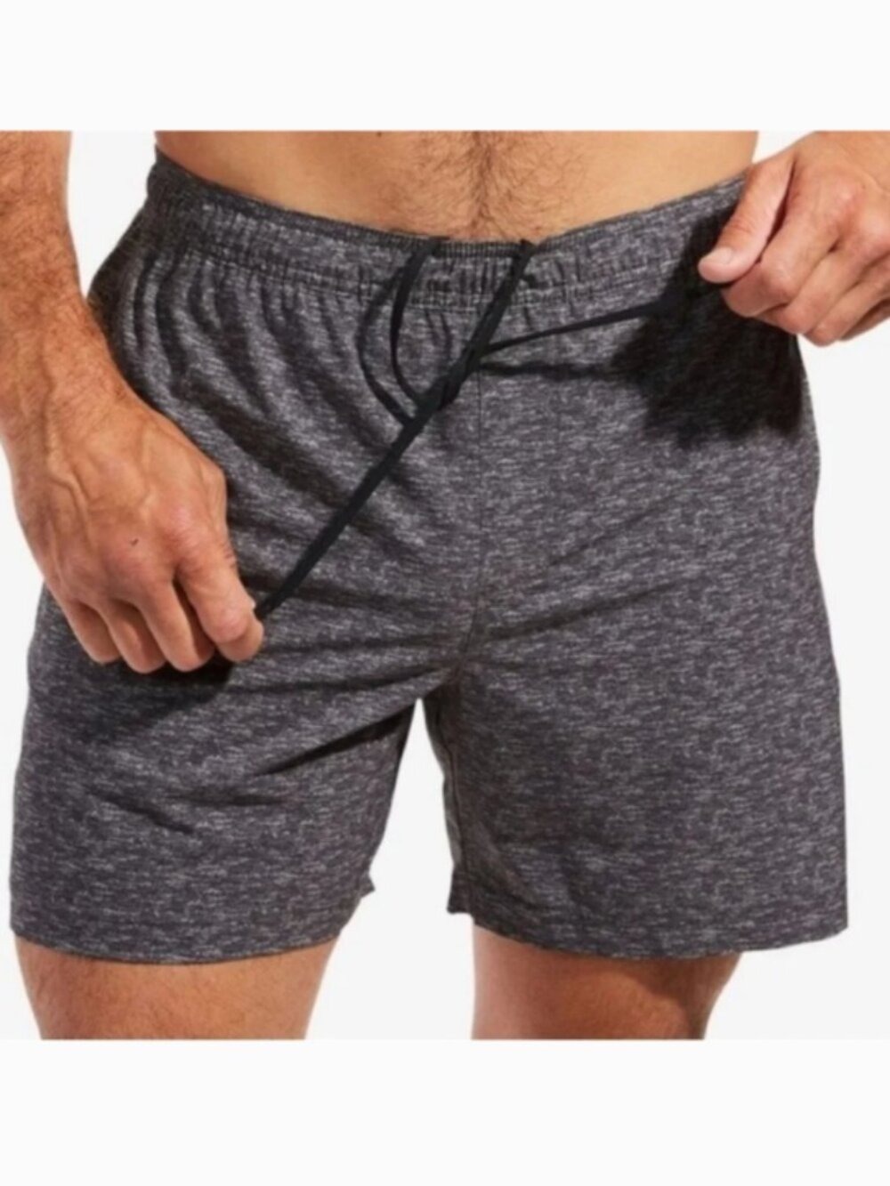 Chubbies Heathered Grey Anti-Chafe Built-In Compression Lined 7" Shorts Size XL